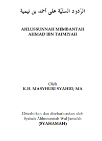 Image of AHLUSSUNNAH MEMBANTAH AHMAD IBN TAIMIYAH